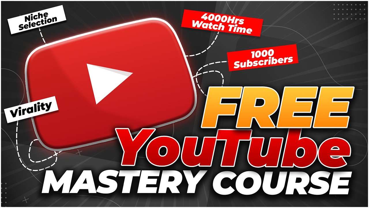 Complete YouTube Masterclass course, Beginner To a Full Time Content Creation.