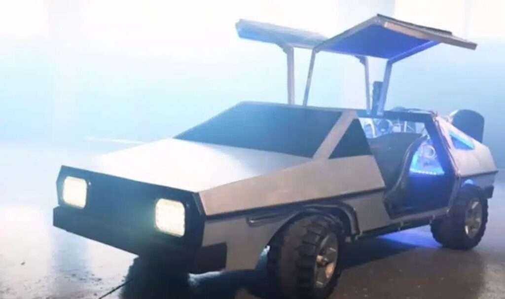 How This Dad Made DIY DeLorean for His Kids’ During Halloween