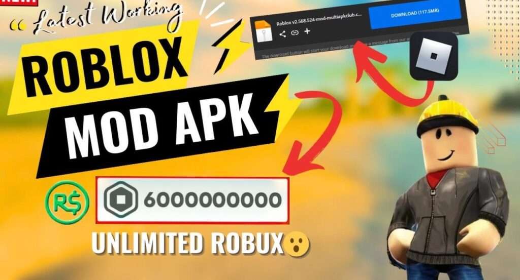 Roblox MOD APK Free Download for Android 2024 ( Unlimited Robux & Money)